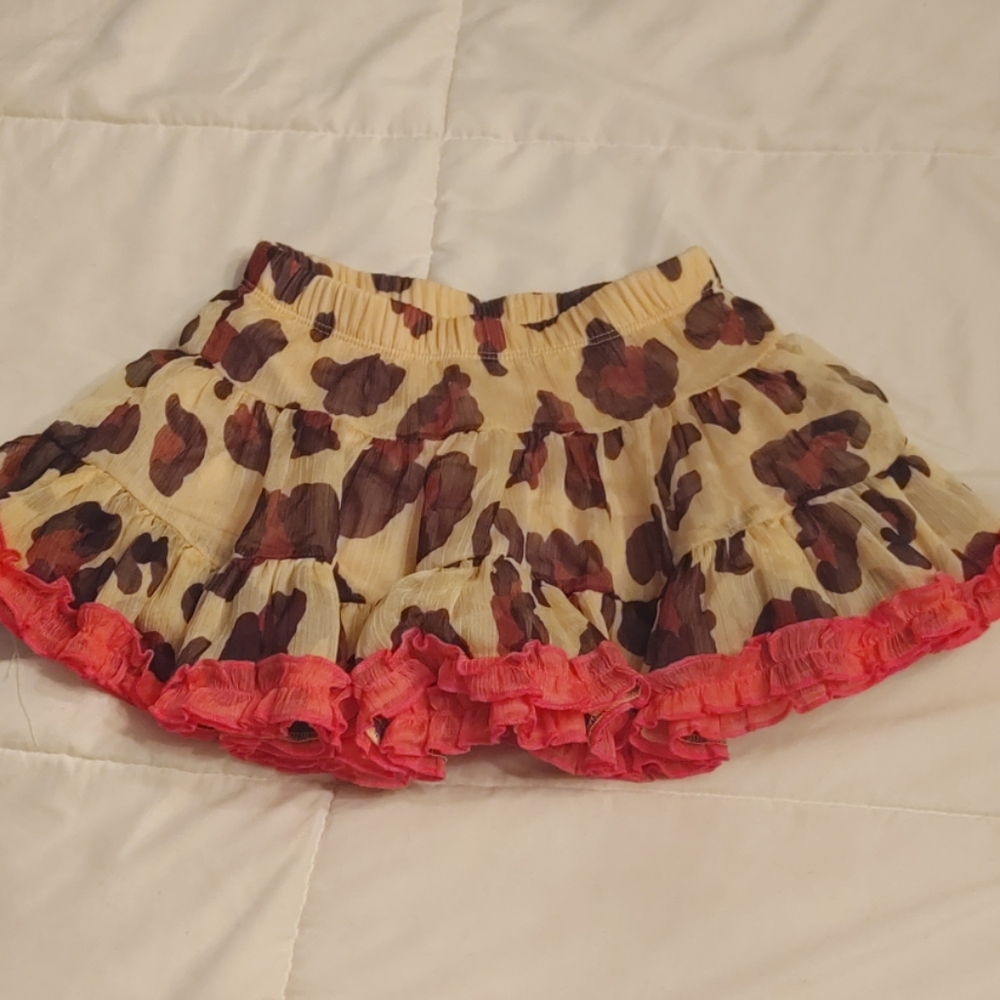 Harajuku Leopard Tutu Skirt, Size 3T